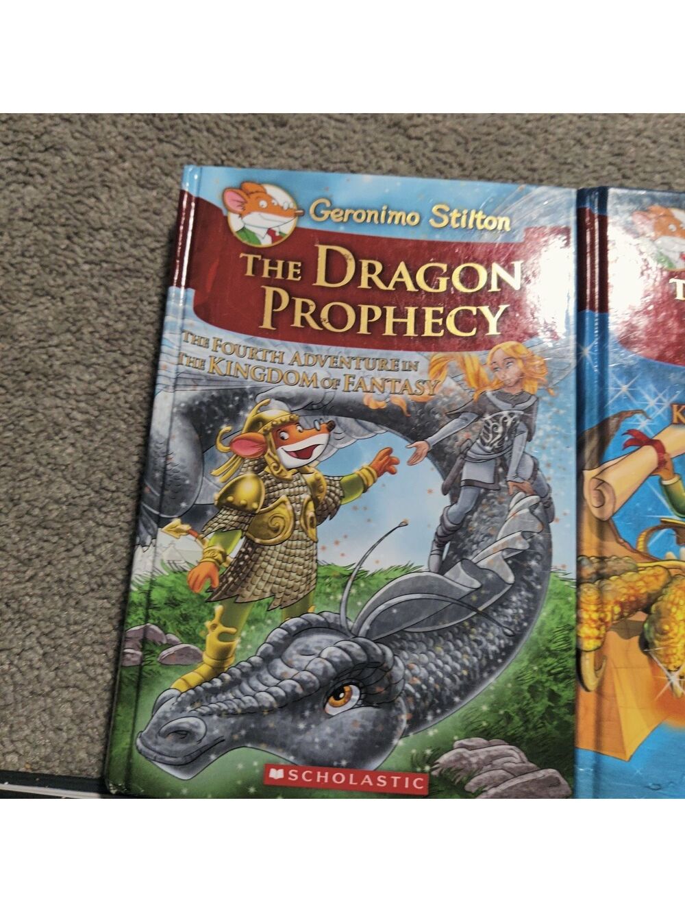 Geronimo Stilton Kingdom of Fantasy 5 Book Hardcover Lot Scholastic Books 1-5 - Picture 2 of 6